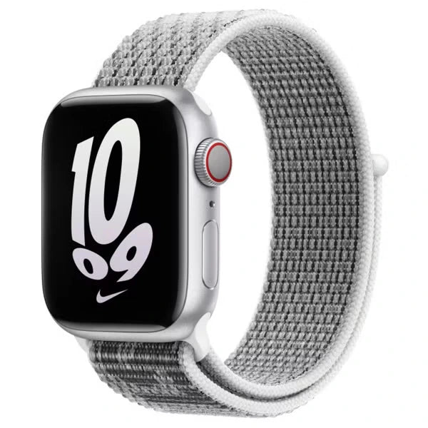 Apple Nike Sport Loop for Apple Watch 41 mm – Summit White/Black