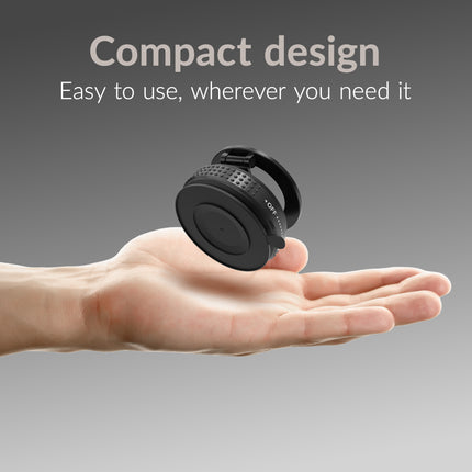 Mobilize Magsafe Compatible Phone Holder - 360° Rotatable & Foldable - Vacuum Suction - Black