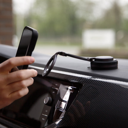 Mobilize Magsafe Compatible Phone Holder - 360° Rotatable & Foldable - Vacuum Suction - Premium Alloy