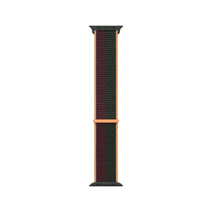 Apple Watch Sport Band with Velcro | Dark red & green