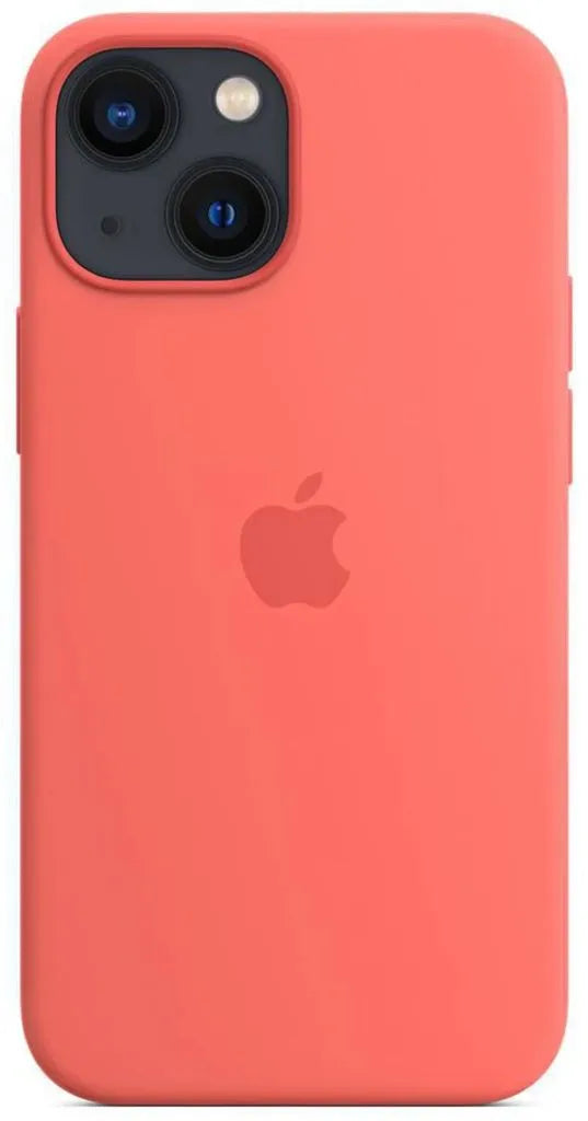 Apple iPhone 13 mini Silicone case with MagSafe – Pink Pomelo – Pink