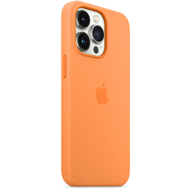 Apple iPhone 13 Pro Max Silicone Case with MagSafe – Marigold - orange