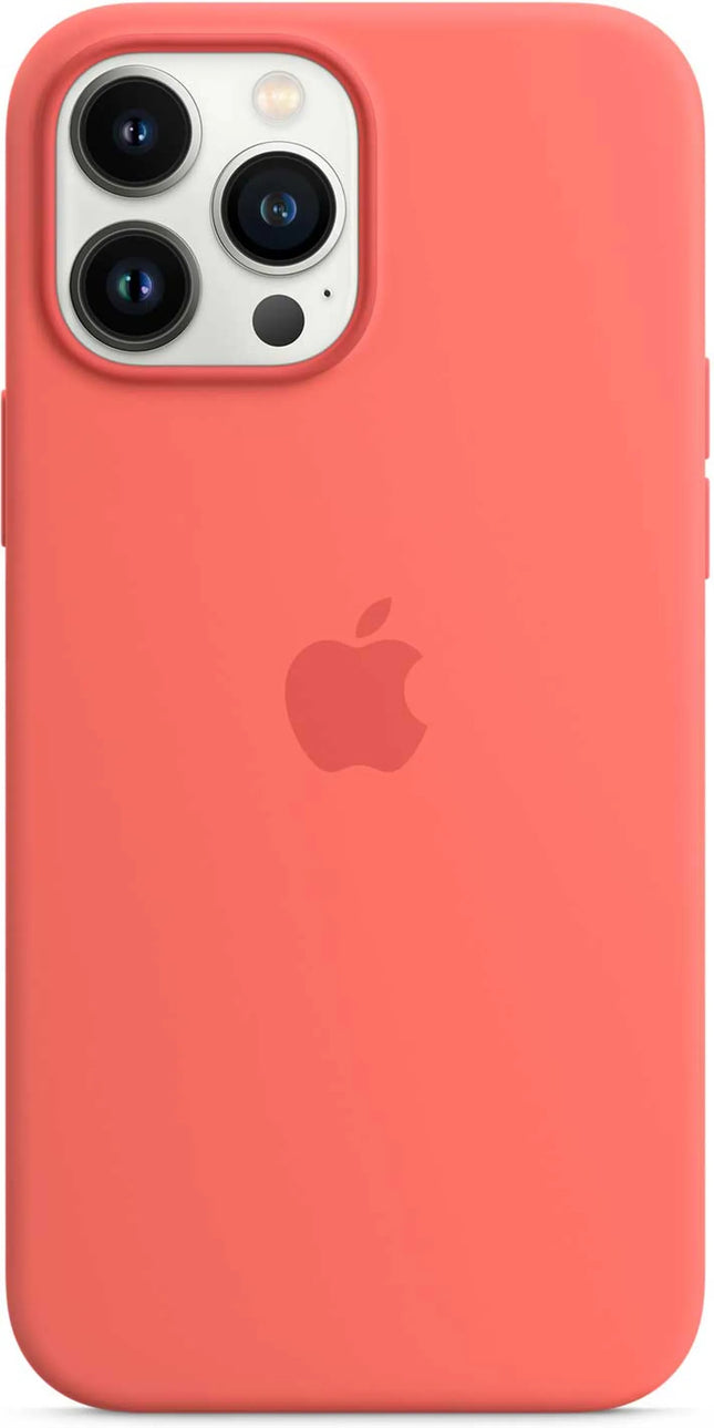 Apple iPhone 13 Pro Max Silicone Case Pink with MagSafe – Pink Pomelo