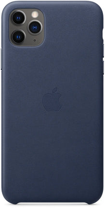 Apple Leather Case for iPhone 11 Pro Max – dark blue