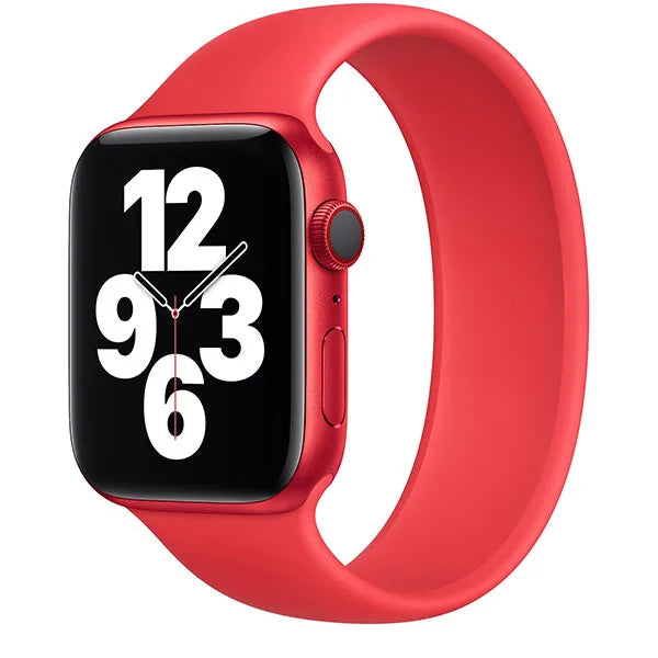 Apple silicon red solo loop | Apple watch band red