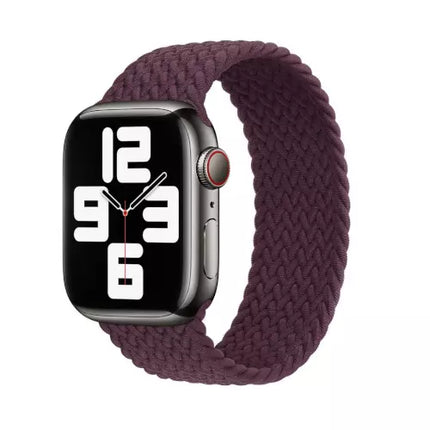 Apple Watch Braided Solo Loop Band - Cherry Red