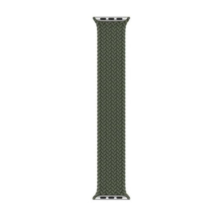 Apple watch strap woven band in color green
