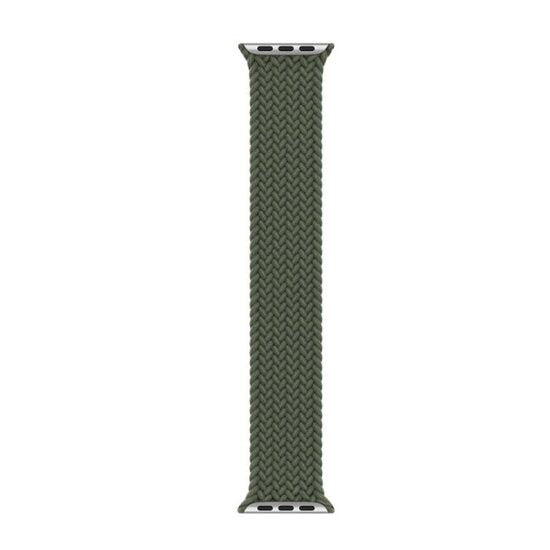Apple watch strap woven band in color green