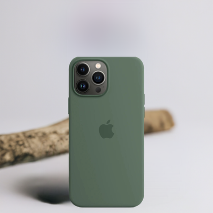 Apple Silicone Case with MagSafe for iPhone 13 Pro Max – Eucalyptus