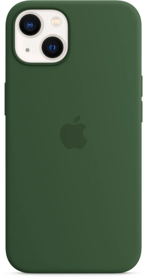 Apple Silicone Case with MagSafe for iPhone 13 – Green