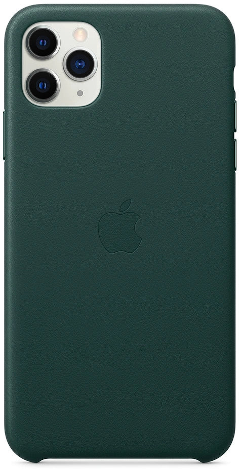 Apple Leather Case for iPhone 11 Pro Max – forest green