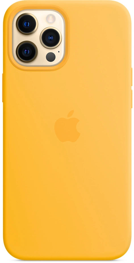iPhone 12 Pro Max silicone case Yellow sunflower