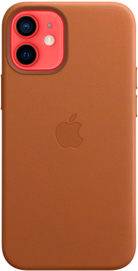 iPhone 12 mini leather case – Saddle Brown