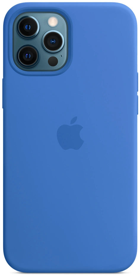 Apple Silicone Case with MagSafe for iPhone 12 Pro Max – Capri Blue