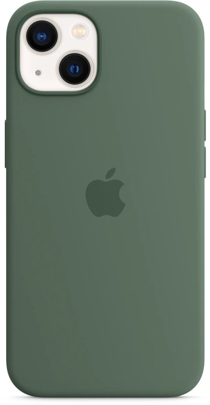 Apple Silicone Case with MagSafe for iPhone 13 – Eucalyptus Green