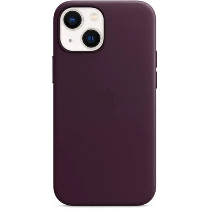 Apple iPhone 13 mini Leather Case with MagSafe - Dark Red