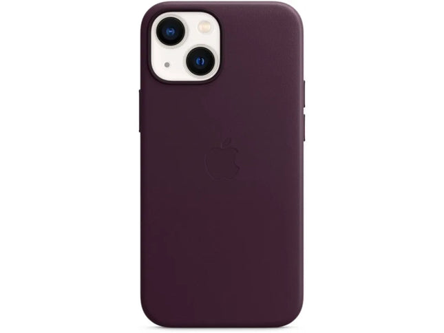 Apple iPhone 13 mini Leather Case with MagSafe - Dark Red