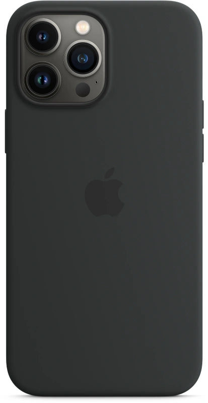 iPhone 13 Pro Max silicone case midnight black color