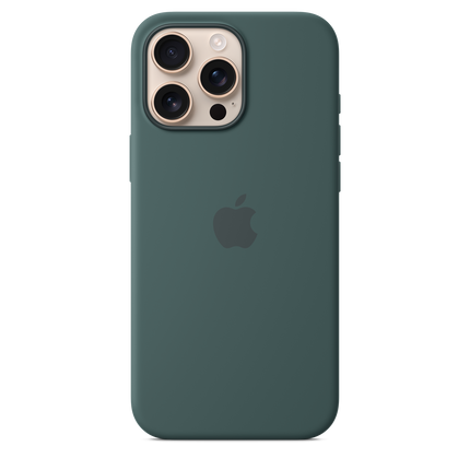 Siliconenhoesje met MagSafe voor iPhone 16 Pro Max in Lake Green