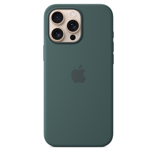 Siliconenhoesje met MagSafe voor iPhone 16 Pro Max in Lake Green
