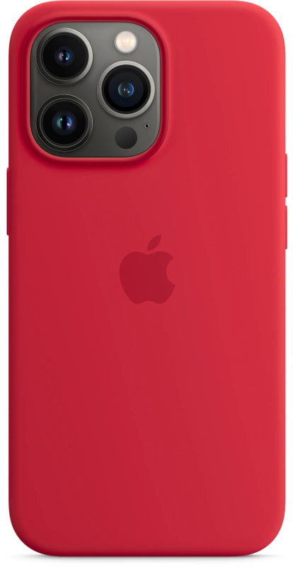 iPhone silicone phone case color red