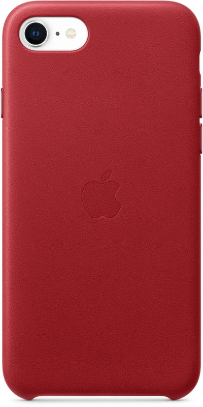 Apple Leather Case for iPhone SE (2020) – Red