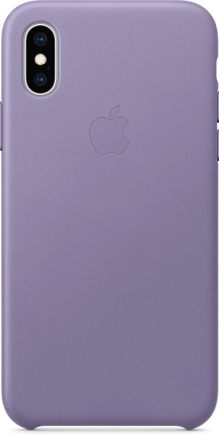 iPhone Xs leather phone case | Purple