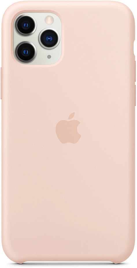 iPhone 11 Pro silicone case pastel pink