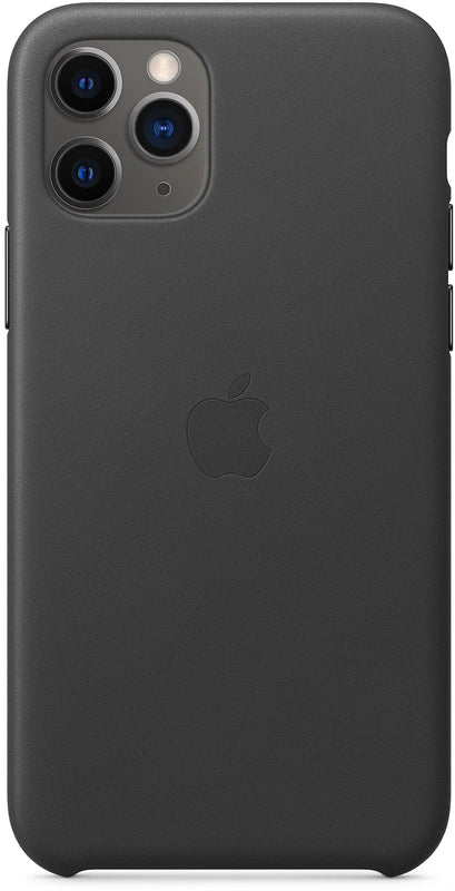 iPhone 11 Pro leather phone case | color black