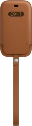 Apple Leather Sleeve with MagSafe for iPhone 12 mini – Saddle Brown - Brown