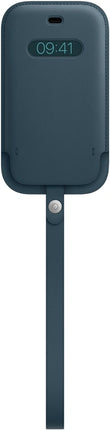 Apple Leather Sleeve with MagSafe for iPhone 12 mini - Baltic Blue