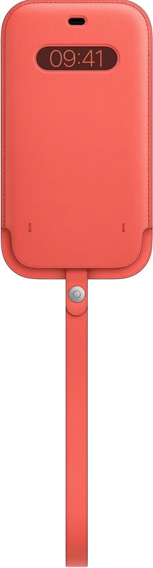 Apple Leather Sleeve with MagSafe for iPhone 12 Pro Max – pink