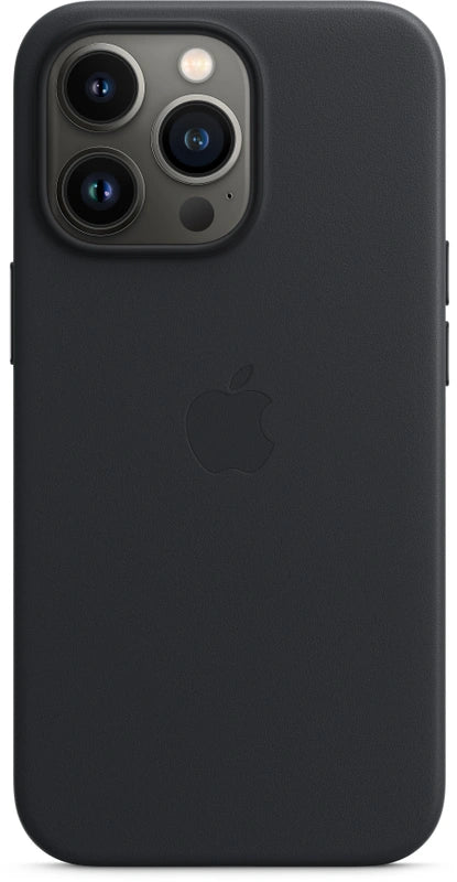 iPhone 13 Pro leather case midnight black