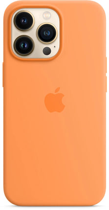 iPhone 13 pro silicone phone case | orange | ochre yellow