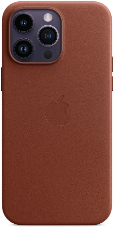 Apple Leather Case with MagSafe for iPhone 14 Pro Max – Umber