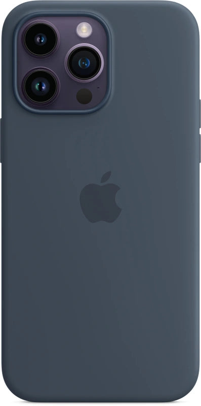 Apple Silicone Case with MagSafe for iPhone 14 Pro Max – Storm Blue